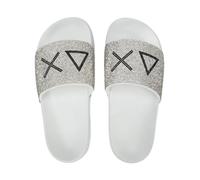 SUN68 01 SLIPPERS STRASS LOGO ciabatte Donna 37
