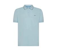 Sun68 - Small Stripes on Collar Polo - - Tops - Uomo - Blu - 3XL