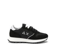 SUN68 Z35203 Sneakers Con Lacci In Tessuto/camoscio Da Donna NERO 36