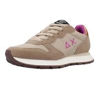 SUN68 Sneaker Ally Solid in Nylon e Suede Giallo Limone
