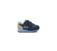 SUN68 Sneaker Bambino Boy's Tom Multicolor in Nylon e Suede Z36306B 8050161682371-27 Blu Navy 27