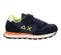 SUN68 Sneaker Boy's Tom Fluo Pelle/Nylon Blue Navy Z25SU05 Z44302K 31