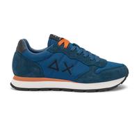 SUN68 Sneakers basse Uomo Z45101 Poliestere Blu medio con riporti neri 41