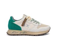 Scarpe Sun68 Ally Vintage Sneakers Donna Misto Pelle Bianco