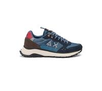 SUN68 Sneaker Fire & Camping in Cordura e Suede Navy Blue Uomo Blue, 40