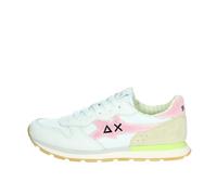 SUN68 Sneaker Girl's Big Stargirl Sponge Logo Bianco/Rosa ZS25SU11 Z35415T 35