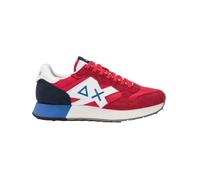 SUN68 Sneaker Jaki 2.0 Solid in Nylon e Suede Rosso Z36115 10 Red, 40