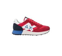 SUN68 Sneaker Jaki 2.0 Solid in Nylon e Suede Rosso Z36115 10 Red, 45