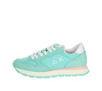SUN68 Sneaker Running Ally Glitter Mesh in Suede/Tessuto Bianco Donna DS22SU01 Z32203