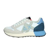 SUN68 Z35111 Sneakers Con Lacci In Tessuto/camoscio Uomo BIANCO 43