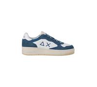 SUN68 Sneakers Basse Big Basket Z35148 Blu Scuro Blu 43