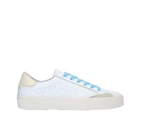 SUN68 Sneakers Basse Street Leather Z34140 Panna Bianco