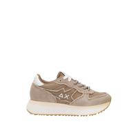 Sun68 sneakers Big Stargirl in suede e tessuto tortora