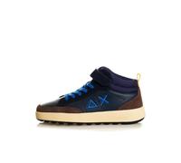 SUN68 Sneakers Boy's Mid Genius Boy Teen Z44350T Colore 07 Navy Blue (07 Navy Blue, Sistema Taglie Calzature EU, Adolescente, Numero, Media, 39)