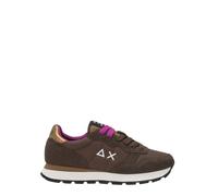 Sun68 sneakers donna Ally Solid in tessuto e suede marrone