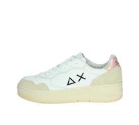 SUN68 Sneakers Donna Basse con Platform Z44234 0131 Basket Love Lady Taglia 37 Bianco