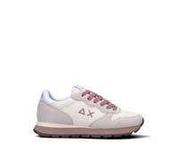 Sun68 Sneakers Donna Bianco Pelle Scamosciata, Tessuto Z46201-31-A147236