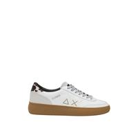 Sun68 sneakers donna Sally in pelle e suede bianco