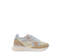 Sun 68 Sneaker Stargirl Multicolor Option in Nylon e Suede Donna Grigio Chiaro 38