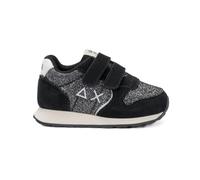 SUN68 Sneakers Girl's Ally Glitter Textile (First Step) Z45404F Colore 11 Nero (Sistema Taglie Calzature EU, Bimbo (0-5 Anni), Donna, Numero, Media, 22)