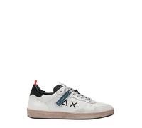 Sun68 sneakers uomo in pelle Urban Basket panna nero