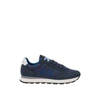 Sun68 sneakers uomo Tom Solid in tessuto e suede blu