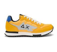 SUN68 Sneakers Uomo Z44121, Giallo, Grigio e Blu, Stile Retro Running con Logo