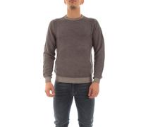 SUN68 Sun 68 Maglia Round Vintage Rice Colore Grigio Scuro - Large