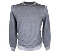 SUN68 Sun 68 Maglia Round Vintage Rice Colore Grigio Scuro - Small