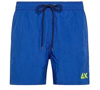 SUN68 Swim Pant with Logo Fluo Taglia S