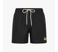 SUN68 Swim Pant with Logo Fluo Taglia S