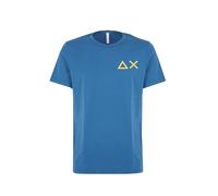 Sun68 T-Shirt Big Logo (IT, Testo, XL, Regular, Regular, Avio Scuro)