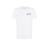Sun68 T-Shirt Big Logo (IT, Testo, XXL, Regular, Regular, Bianco)