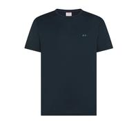 Sun68 - T-Shirt Jersey Mercerized S/S - - Tops - Uomo - Blu - M