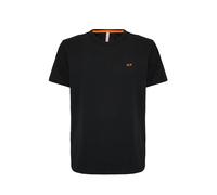 Sun68 T-Shirt Piquet (IT, Testo, 3XL, Regular, Regular, Nero)