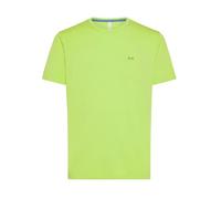 SUN68 T-Shirt Uomo Round Solid Pocket T34101 Lime Taschino Cotone PE24 XXL