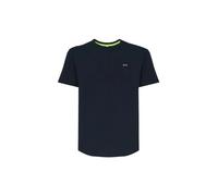 SUN68 T-Shirt Uomo Solid t34123 Blu Manica Corta Logo Cotone PE24 XXL