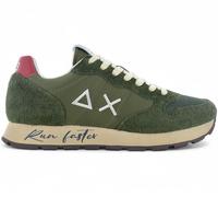 SUN68 Tom Vintage - Uomo Sneaker Verde Z45105-74 Scarpe Tempo Libero Nuovo Sun