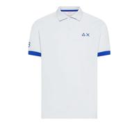 Sun68, ,Tops ,Uomo ,Bianco ,3XL Polo Shirt