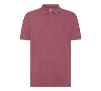 Sun68, ,Tops ,Uomo ,Rosa ,3XL Vintage Polyester Polo Shirt