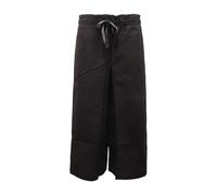 Sun68, ,Trousers ,Donna ,Nero ,M Popeline Pant Wide Leg