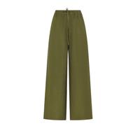 Sun68, ,Trousers ,Donna ,Verde ,S Wide Pantaloni