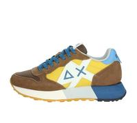 SUN68 Uomo Jaki 2.0 Bicolor Shoe, 23 Marrone Giallo, 43 EU