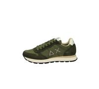 SUN68 Uomo Sneakers Basse Z36101 Pelle Verde Scuro 44
