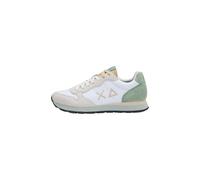 SUN68 Uomo Sneakers Basse Z36106 Pelle Bianco 42