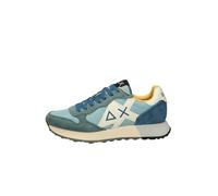 SUN68 Uomo Sneakers Basse Z36115 Pelle Blu Chiaro 40