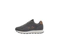 SUN68 Uomo Sneakers Basse Z45106 Pelle Scamosciata Grigio Scuro 40