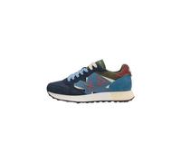 SUN68 Uomo Sneakers Basse Z45117 Poliestere Blu Scuro 44