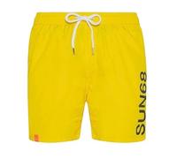 Sun68 Uomo Swim Pant With Macro Logo On Front H32103 23 Col.Giallo XXL/Giallo