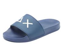 SUN68 X36110 Slippers Logo Navy Blue Ciabatte per Uomo in Gomma (Taglia 46)